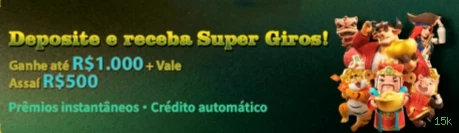 Login rápido no app 15k